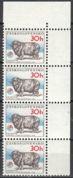 2212 čtyřpáska svisle ** - 1976